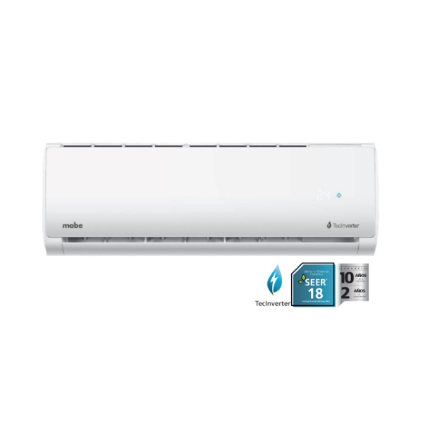 Aire Acondicionado, Minisplit Inverter Mabe Mod: MMI12CABWCA6ME 12,000 Btu 110V - Imagen 3