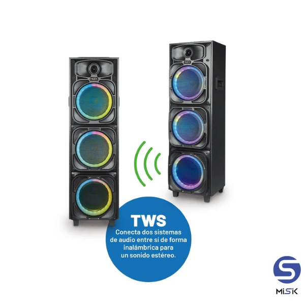 Electrónica, Bocina Portatil Misik Mod: MB2308 BLUETOOTH TWS - Imagen 4